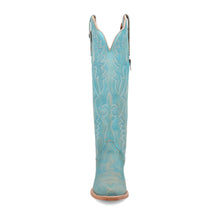 Load image into Gallery viewer, Dan Post Women&#39;s Celeste Leather Sky Blue Snip Toe Boot DP5111