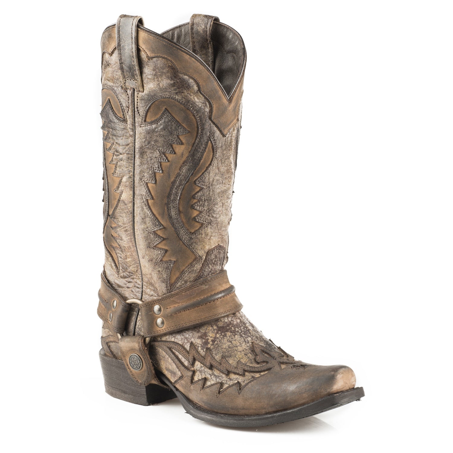 Stetson Brown Men's Outlaw Square Toe Boots 0592