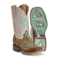 Load image into Gallery viewer, Tin Haul Women&#39;s Wildrags / Near Home Square Toe Boots 14-021-0007-1464 TA