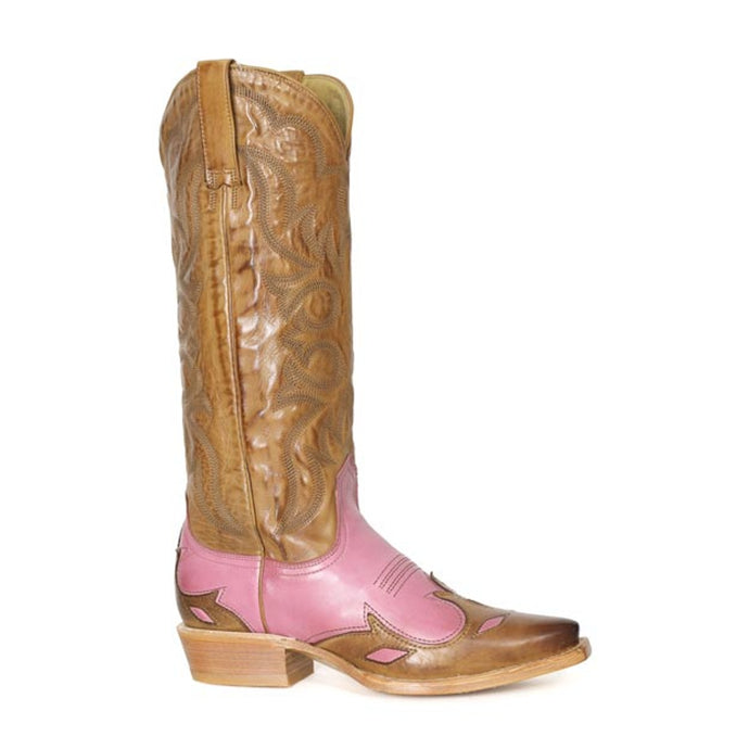 Stetson Pink Women's Laurel Gold Calf Snip Toe 0863