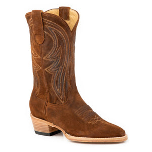 Stetson Tan Women's Nora Brown Suede Snip Toe 1463