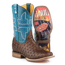 Load image into Gallery viewer, Tin Haul Men&#39;s Grill Master/BBQ Square Toe Boots 14-020-0077-0425 BR