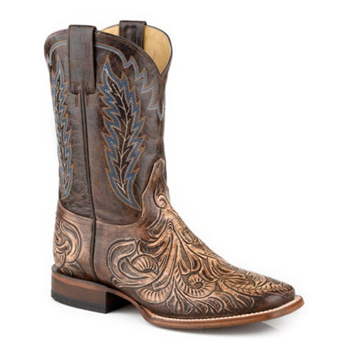 Stetson Brown Men's Remington Square Toe 4093