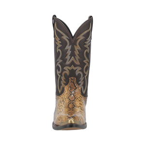 Laredo Men's Monty Snake Print Round Toe Boot 68068