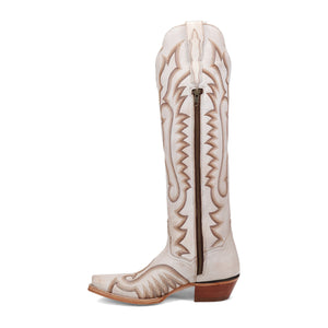 Dan Post Women's Josie Leather White Snip Toe Boot DP5107