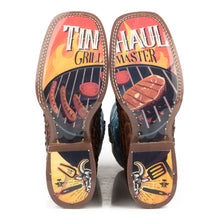 Load image into Gallery viewer, Tin Haul Men&#39;s Grill Master/BBQ Square Toe Boots 14-020-0077-0425 BR