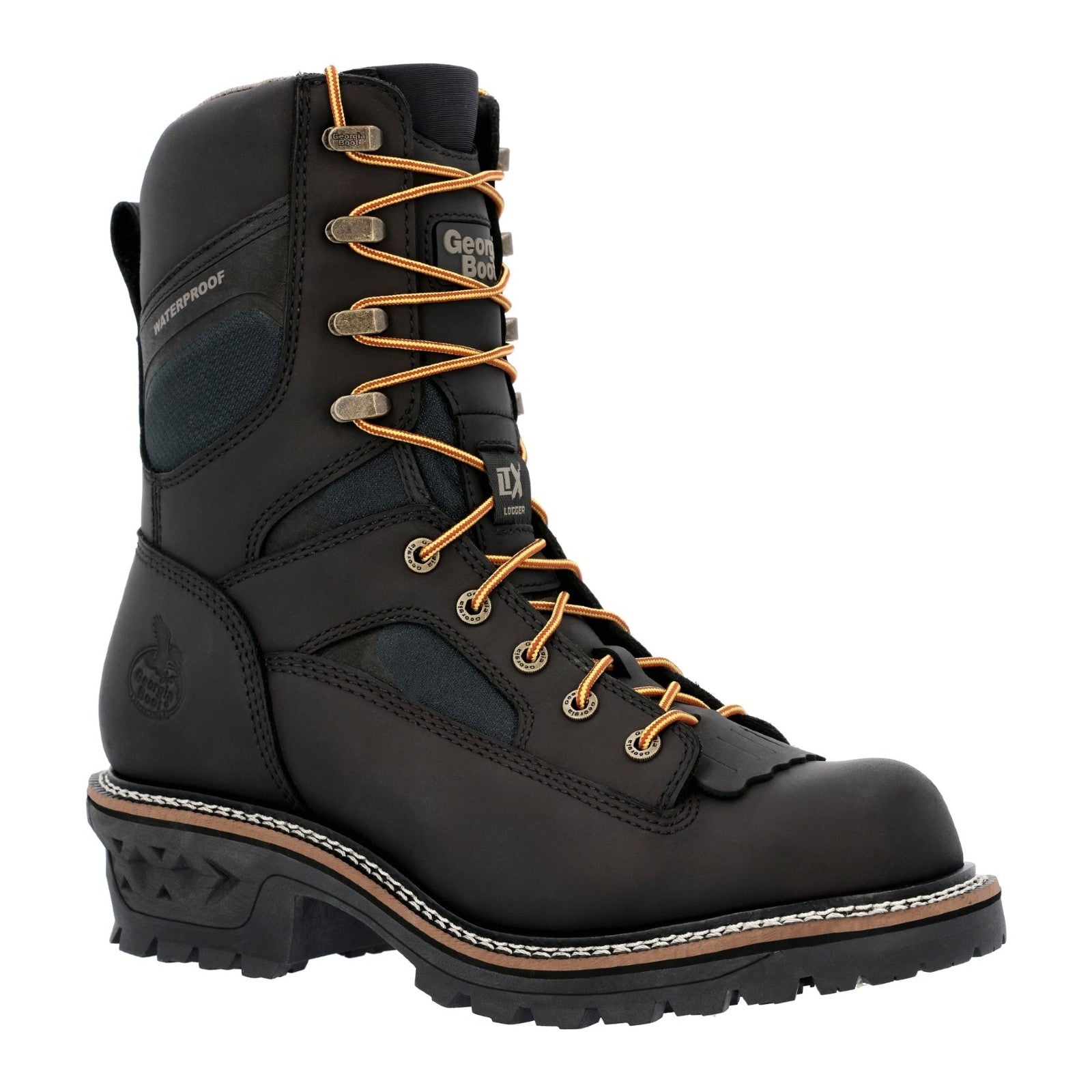 Low Heel Georgia Steel Boots Work Boots Low Heel Logger Boot