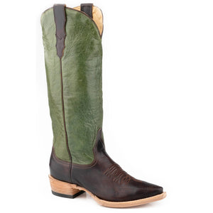 Stetson Green Women's Clover Green Goat Snip Toe 1355