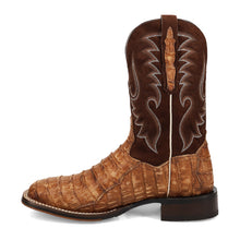 Load image into Gallery viewer, Dan Post Men&#39;s Leon Caiman Brass/Brown Rom Toe Boot DP5015