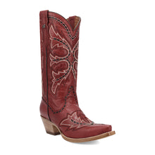 Load image into Gallery viewer, Dan Post Women&#39;s Mesa Leather Red Snip Toe Boot DP7021