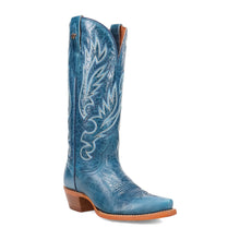 Load image into Gallery viewer, Dan Post Women&#39;s Katy Leather Blue Snip Toe Boot DP7058