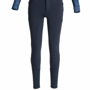 CorrectConnect Navy Blue Mid-Weight Winter Full Seat Breeches