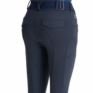 CorrectConnect Navy Blue Mid-Weight Winter Full Seat Breeches