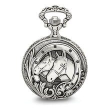 Load image into Gallery viewer, Charles Hubert Antiqued Finish Horses Pocket Watch