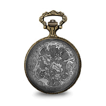 Load image into Gallery viewer, Charles Hubert 2-tone Antique Finish 3 Horses Pocket Watch