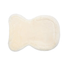 Load image into Gallery viewer, Equinavia Horze Harleigh Gel Pad with Full Lambskin Padding - Off-White 17637