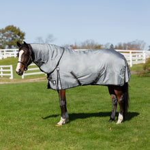 Load image into Gallery viewer, Equinavia Thunder 360 Detachable Neck Light Weight Turnout Blanket 100g - Pewter Gray E24014