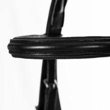 Load image into Gallery viewer, Equinavia Saga Padded Dressage Bridle &amp; Reins - Black E10006