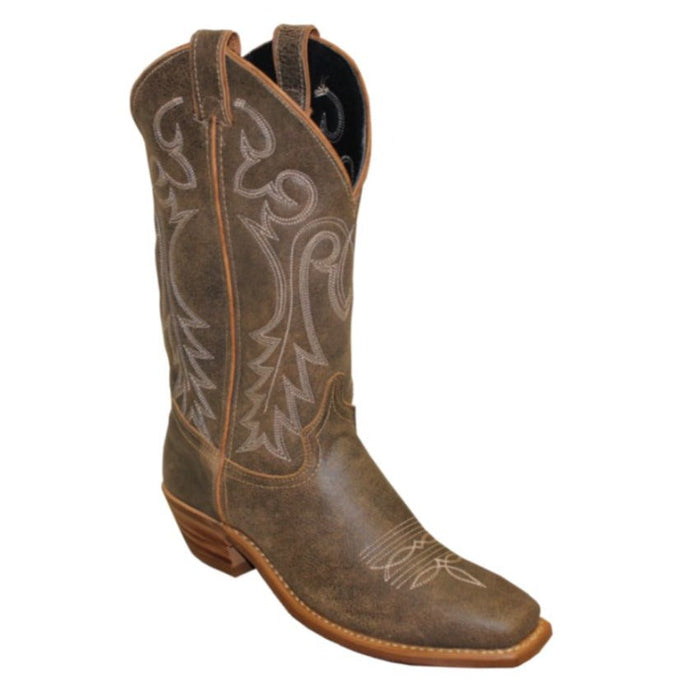 Abilene Ladies 12” Dakota Distressed Cowhide Snip Toe Boot 9225