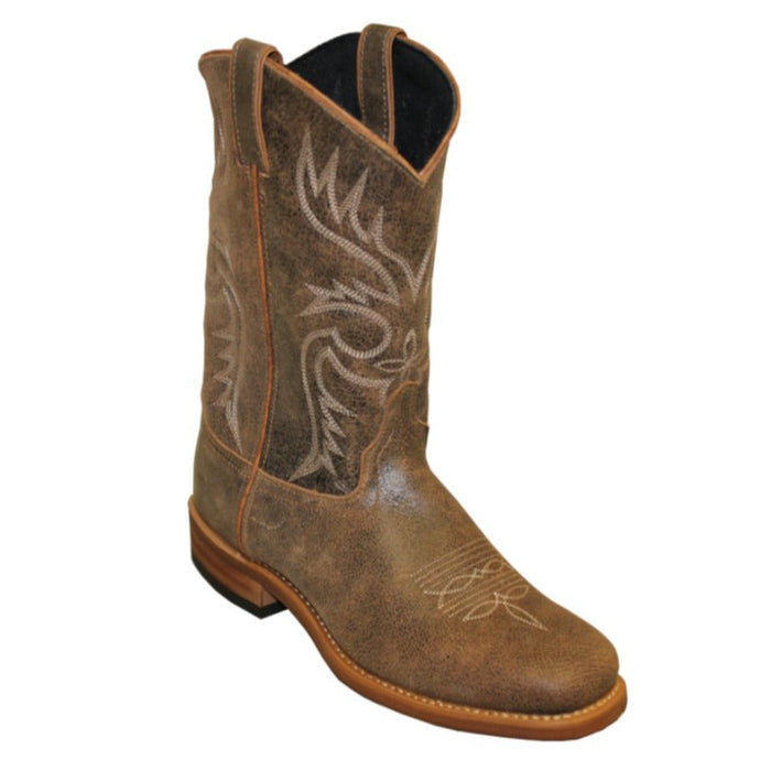 Abilene Men's 11” Tan Bison Stockman Boot 6729