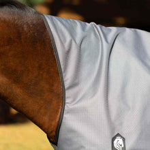 Load image into Gallery viewer, Equinavia Arktis Extended Neck Heavy Weight Turnout Blanket 300g - Charcoal Gray E24009