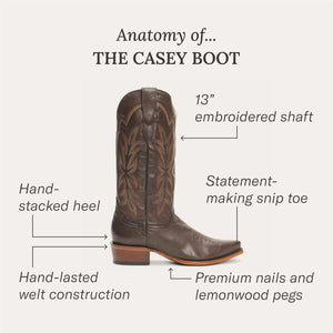 Stetson Women's Casey Brown Leather Snip Toe Boots 0628