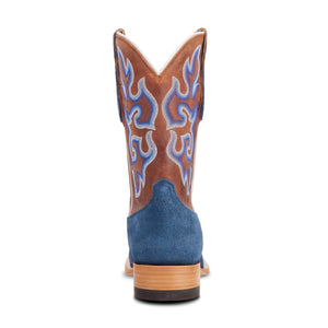 Capitan Men's Cisco Front Street Brown/Blue Leather Boots CBC301D