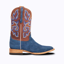 Load image into Gallery viewer, Capitan Men&#39;s Cisco Front Street Brown/Blue Leather Boots CBC301D