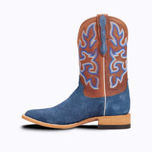 Load image into Gallery viewer, Capitan Men&#39;s Cisco Front Street Brown/Blue Leather Boots CBC301D