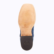Load image into Gallery viewer, Capitan Men&#39;s Cisco Front Street Brown/Blue Leather Boots CBC301D