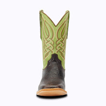 Load image into Gallery viewer, Captian Men&#39;s Brown Cisco Harrell Leather Square Toe Boots CBC305D