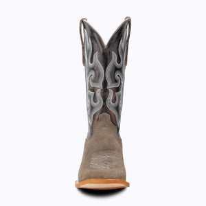 Capitan Men's Brown Ft Worth - Park Leather Square Toe Boots CBF402D
