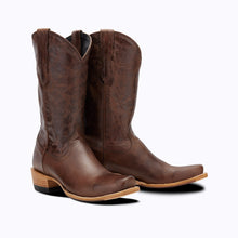 Load image into Gallery viewer, Capitan Men&#39;s Nashville Edgehill Brown Square Toe Boots CBN102D