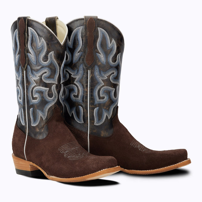 Capitan Men's Brown Nashville Leather Cutter - Dakota Toe Boots CBN305D
