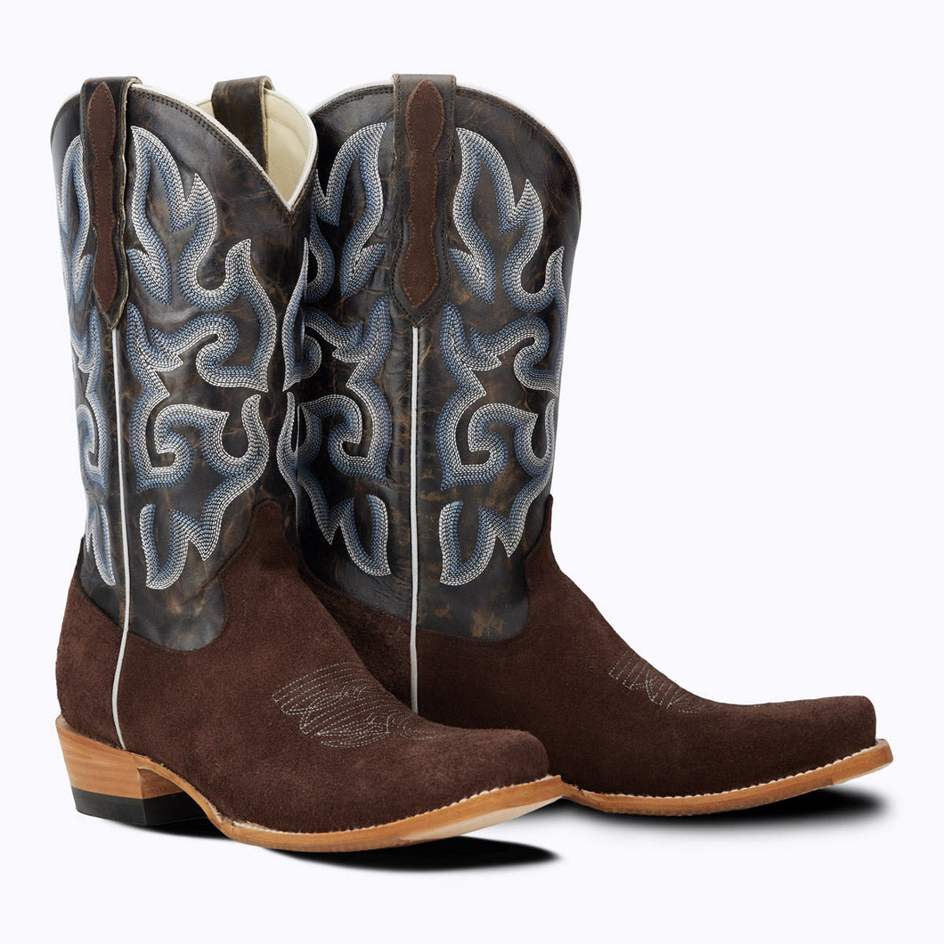 Capitan Men's Brown Nashville Leather Cutter - Dakota Toe Boots CBN305D
