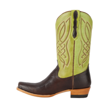 Load image into Gallery viewer, Capitan Brown/Green Nashville - Tremont Leather Cutter Toe Boots CBN306D