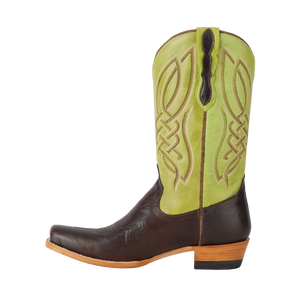 Capitan Brown/Green Nashville - Tremont Leather Cutter Toe Boots CBN306D
