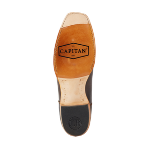 Capitan Brown/Green Nashville - Tremont Leather Cutter Toe Boots CBN306D