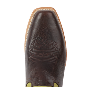 Capitan Brown/Green Nashville - Tremont Leather Cutter Toe Boots CBN306D