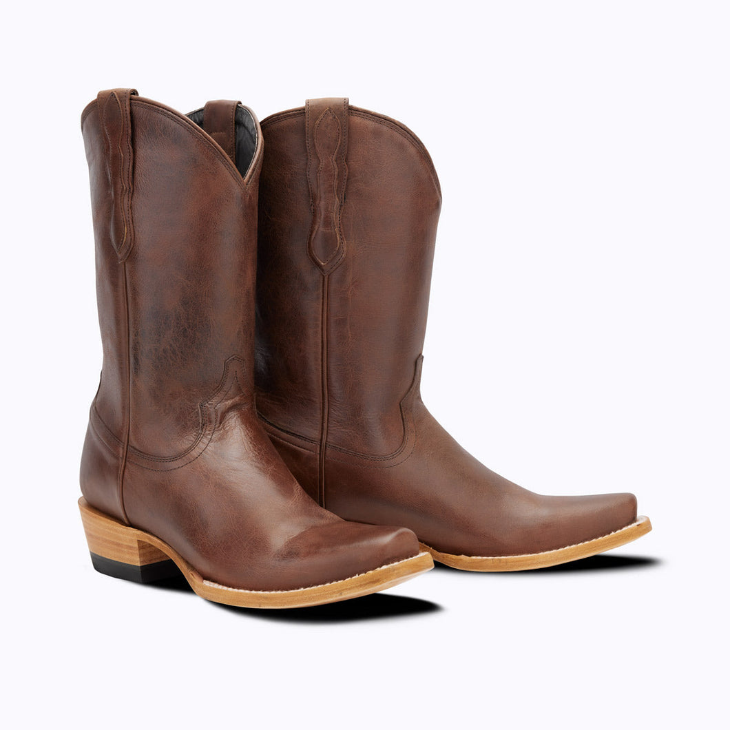 Capitan Men's Tulsa Main Street Brown Leather Boots CBT103D
