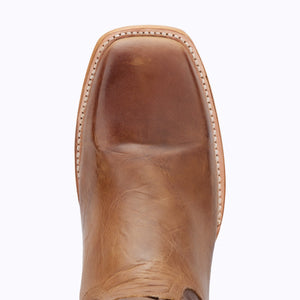 Capitan Men's Brown Wickenburg - Rio Rancho Leather Square Toe Boots CBW103D
