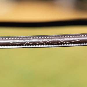 Equinavia Equinavia Valkyrie Wide Noseband Hunter Bridle with Reins - Chocolate Brown E11003