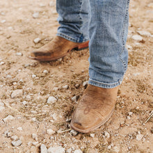 Load image into Gallery viewer, Captian Men&#39;s Tan Nashville - Broadway Leather Cutter Toe Boots CMB8002D