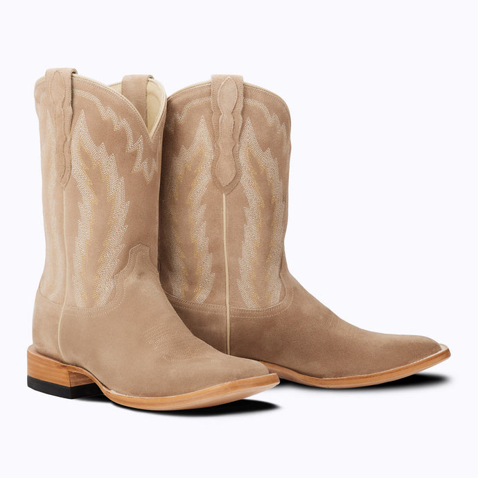 Capitan Men's Houston-Broadway Tan Square Toe Western Boots CMH24005D