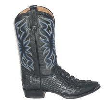 Load image into Gallery viewer, Cowtown Men&#39;s Black Alligator Print J Or R Toe Boots 6096