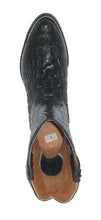 Load image into Gallery viewer, Cowtown Men&#39;s Black Alligator Print J Or R Toe Boots 6096