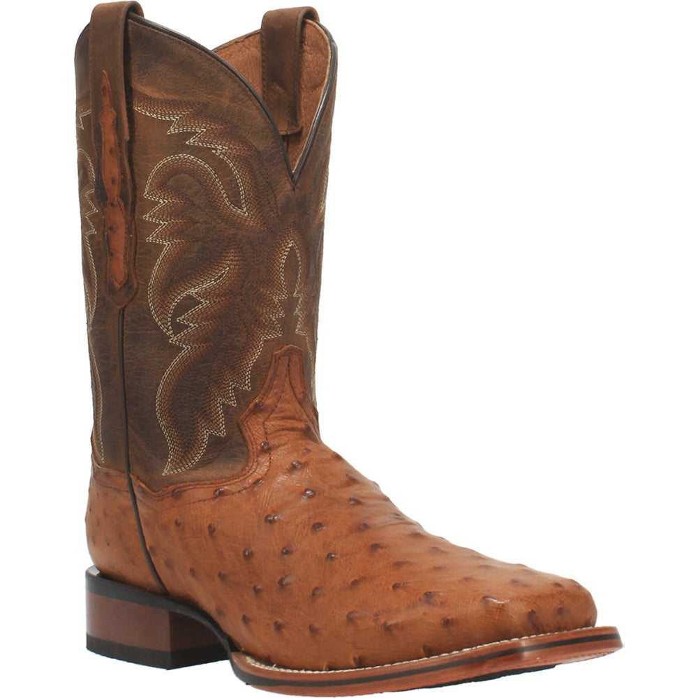 Dan Post Men's Alamosa Full Quill Ostrich Square Toe Boot DP4874