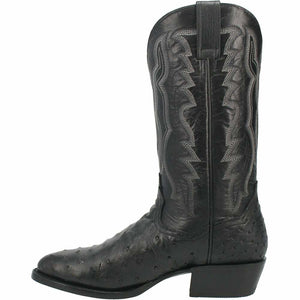 Dan Post Men's Tempe Full Quill Ostrich Round Toe Boot DP2321