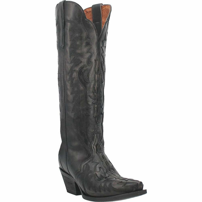 horze women's duvall tall dress boots - black Ladies 7.5 Regular B StateLineTack A comfortable sole makes them wearable all day long Horze Duvall Botte Equitation En