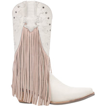 Load image into Gallery viewer, Dingo Women&#39;s Hoedown Off White Leather Snip Toe Boot DI175